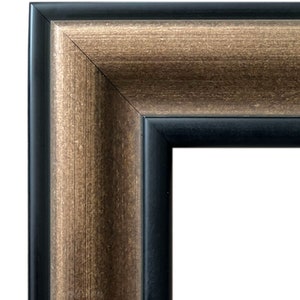 Rustic Vintage Gold Frame, Canvas Painting Art Photo Picture Frame 3&quot; Wide, Custom Size Available, West Frames Vienna Frame