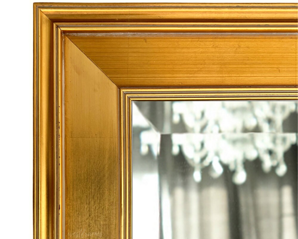 West Frames Gallery Classic Antique Gold Leaf Wood Framed Wall Mirror 3"