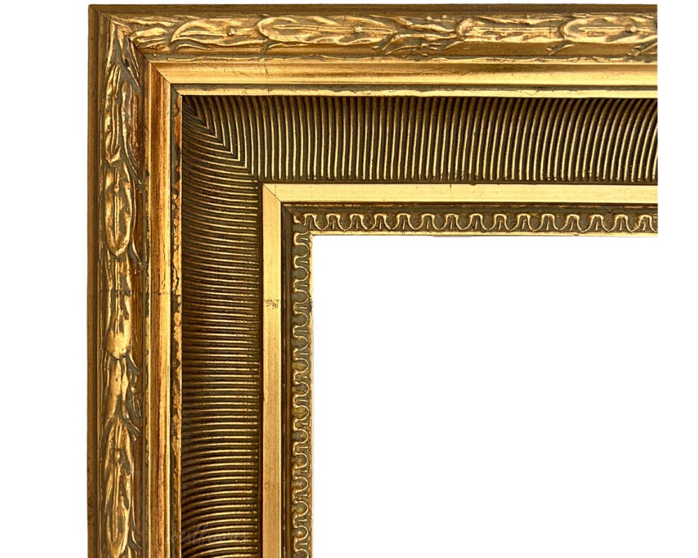Gallery Wall Gold 12x12 Picture Frame 12x12 Frame 12 by 12 Wood with glass  – HomedecorMMD