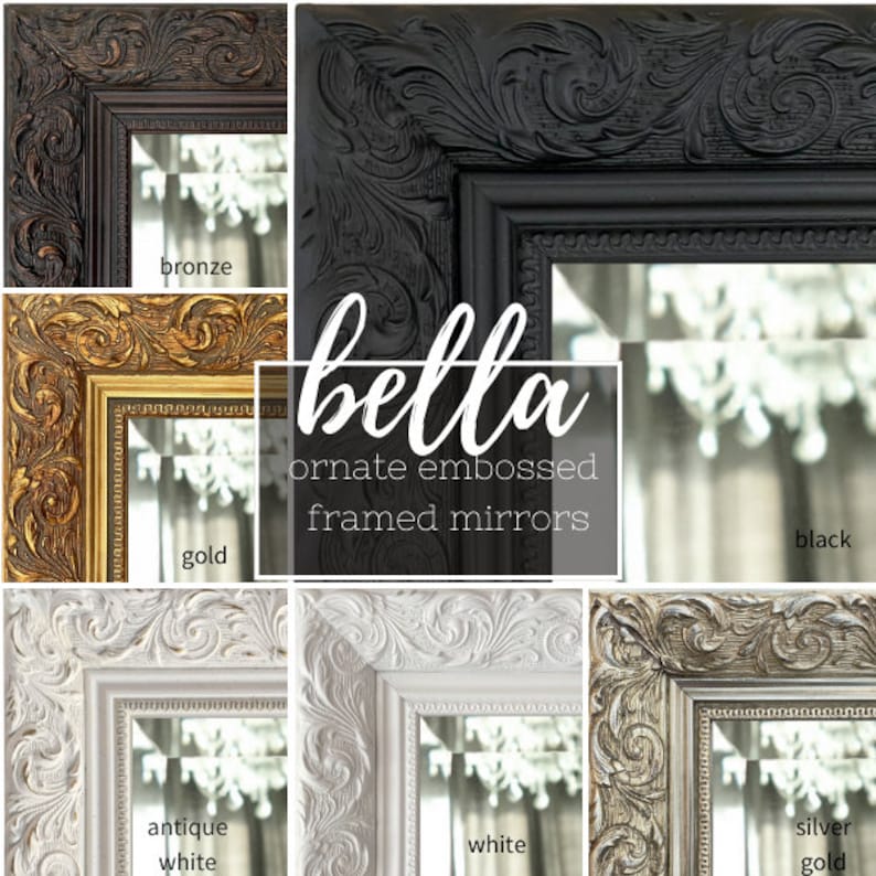 West Frames Bella French Ornate Embossed Antique Gold Framed Etsy