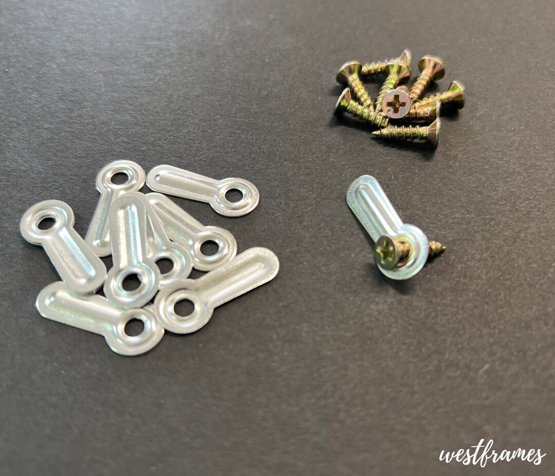 West Frames Picture Frame Turn Buttons With Screws Etsy