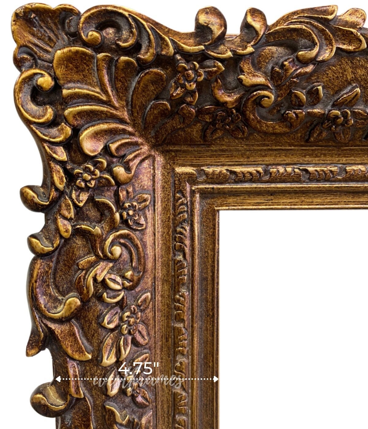 West Frames Louis French Baroque Rococo Ornate Wood Wall - Etsy