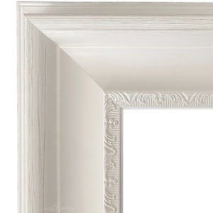 West Frames Stella Cottage French Shabby Ornate White Finish Wall Picture Frame 3&quot; Wide