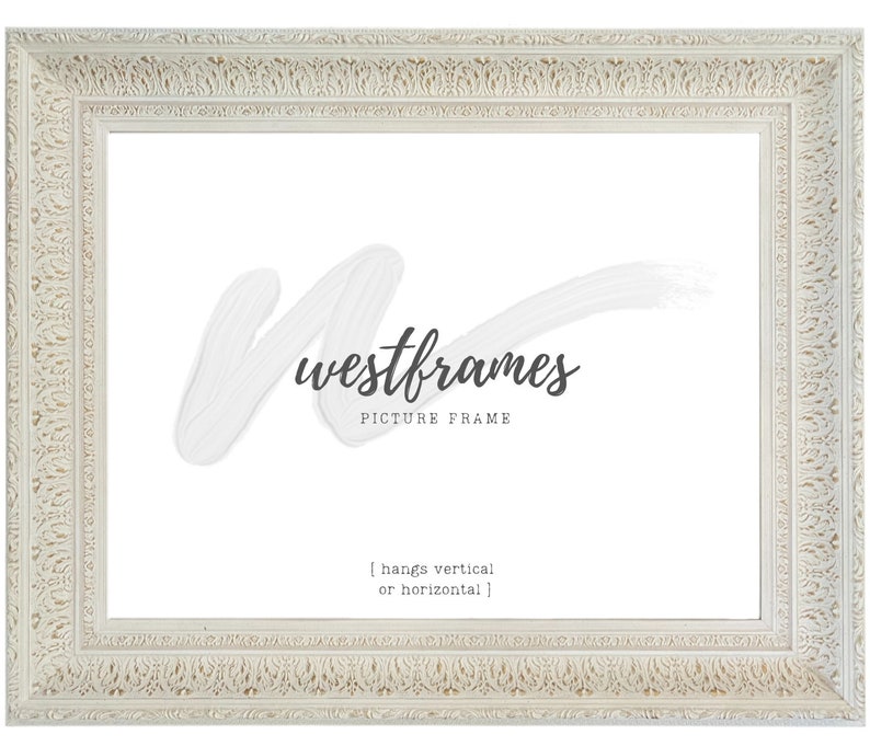 West Frames Elegance French Ornate Embossed Wood Picture Frame Etsy