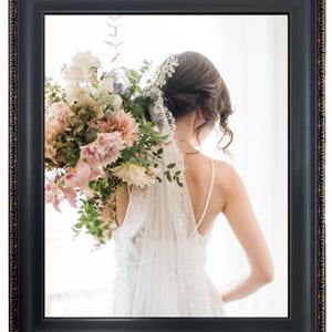 Black Ornate Gold Wall Picture Frame, Canvas Art Photo Museum Gallery Frame 2.25" Wide, Custom Frames For Wall Art, West Frames Pierre Frame