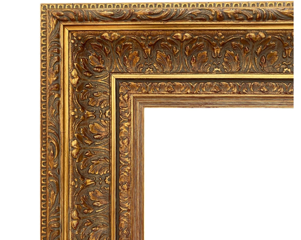 24x30 Ornate Gold Complete Wood Picture Frame with UV Acrylic, Foam Board  Backing, & Hardware - Bed Bath & Beyond - 38488918