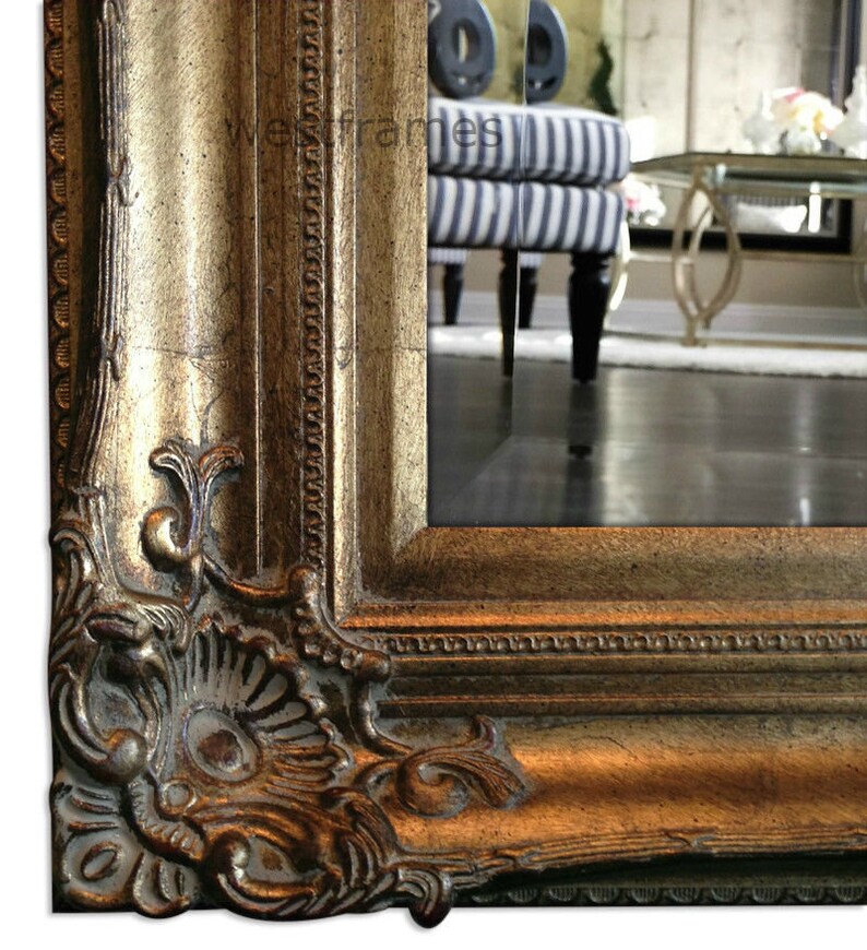 West Frames Victoria Ornate Wood Rectangle French Baroque Etsy