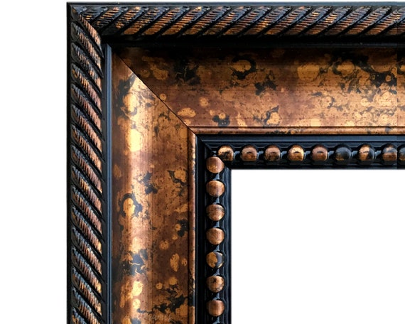 West Frames Santino Bronze Black Traditional Classic Wall Picture Frame 3.25" Wide