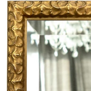 Countess Gold Leaf Ornate Vintage Victorian Framed Wall Mirror, West Frames Neo-Baroque Mirror