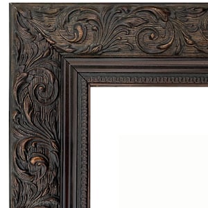 West Frames Bella French Ornate Embossed Wood Wall Picture Frame Antique Bronze 2.5&quot; Wide