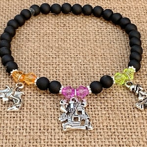 Halloween Charm Bracelet | Halloween Jewelry | Bead KITS or HANDMADE Bracelet