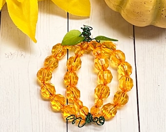 Pumpkin Beaded Crafts | Autumn Decorations | Thanksgiving Ornaments | DIY Kits