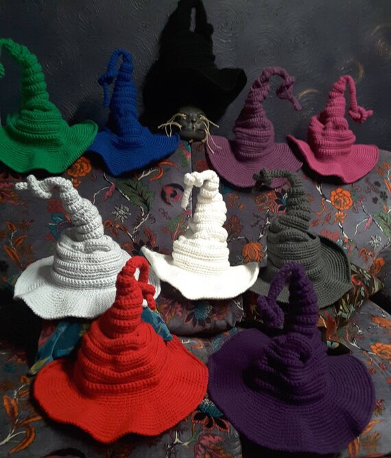 Twisted Witch Crochet Hat | Etsy Canada