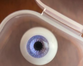 14mm Doll eyes for BJD Dolls - Blue with a hint of purple