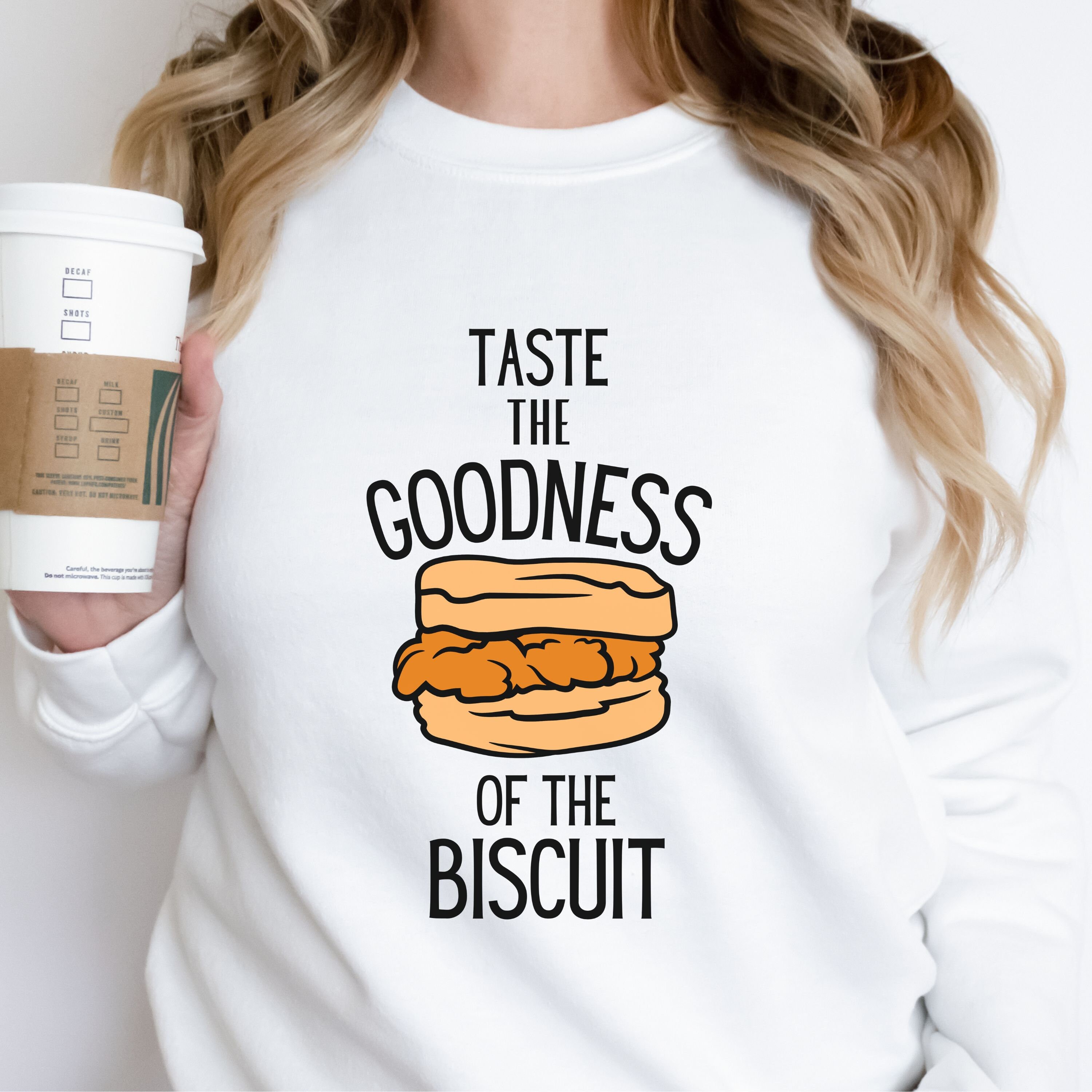 Biscuit Shirt, Taste the Biscuit Sweatshirt, Toasters and Moose, Clock App Trends, Tiktok