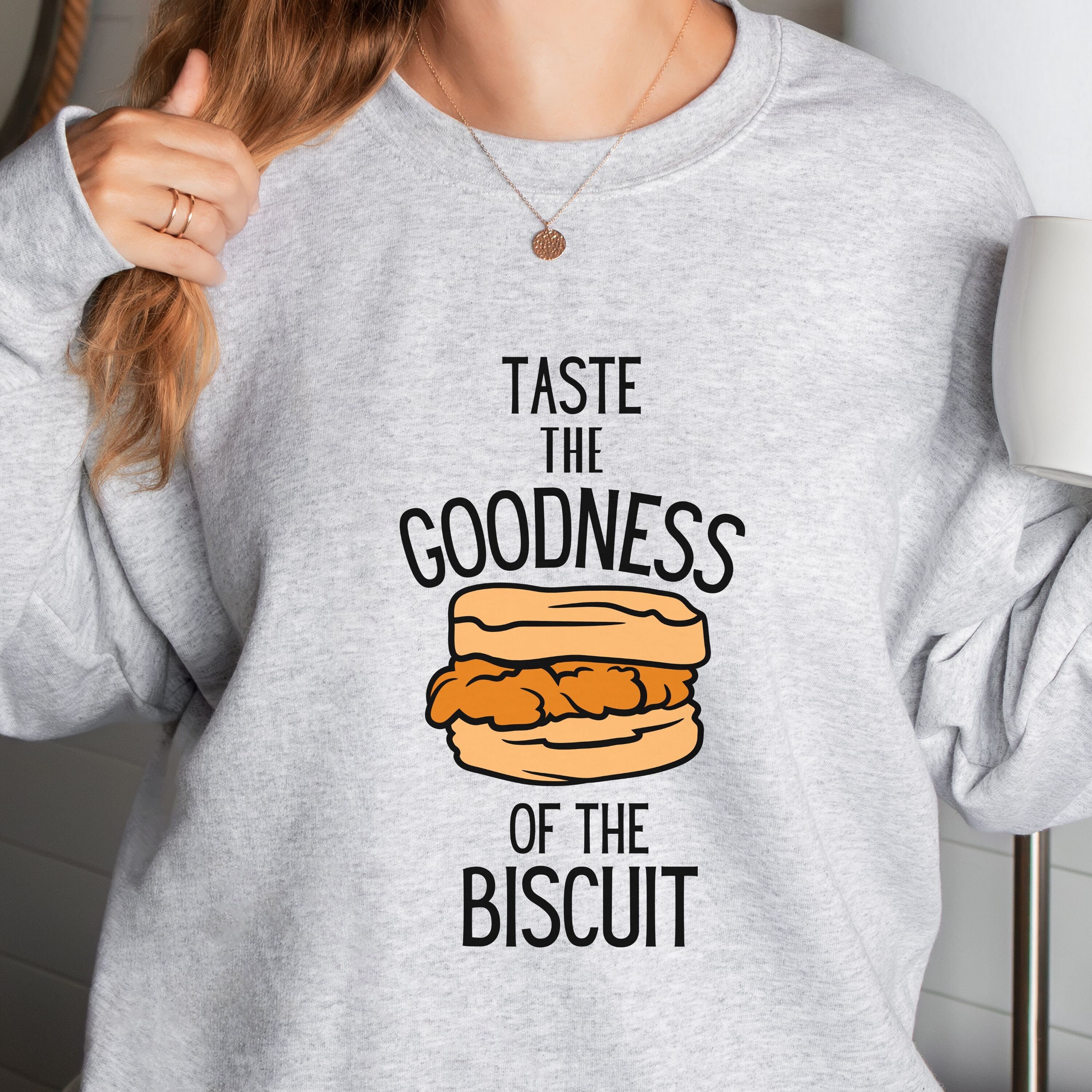 Biscuit Shirt, Taste the Biscuit Sweatshirt, Toasters and Moose, Clock App Trends, Tiktok