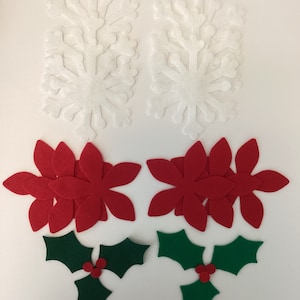 Christmas Decorating Die Felt Cut-Outs