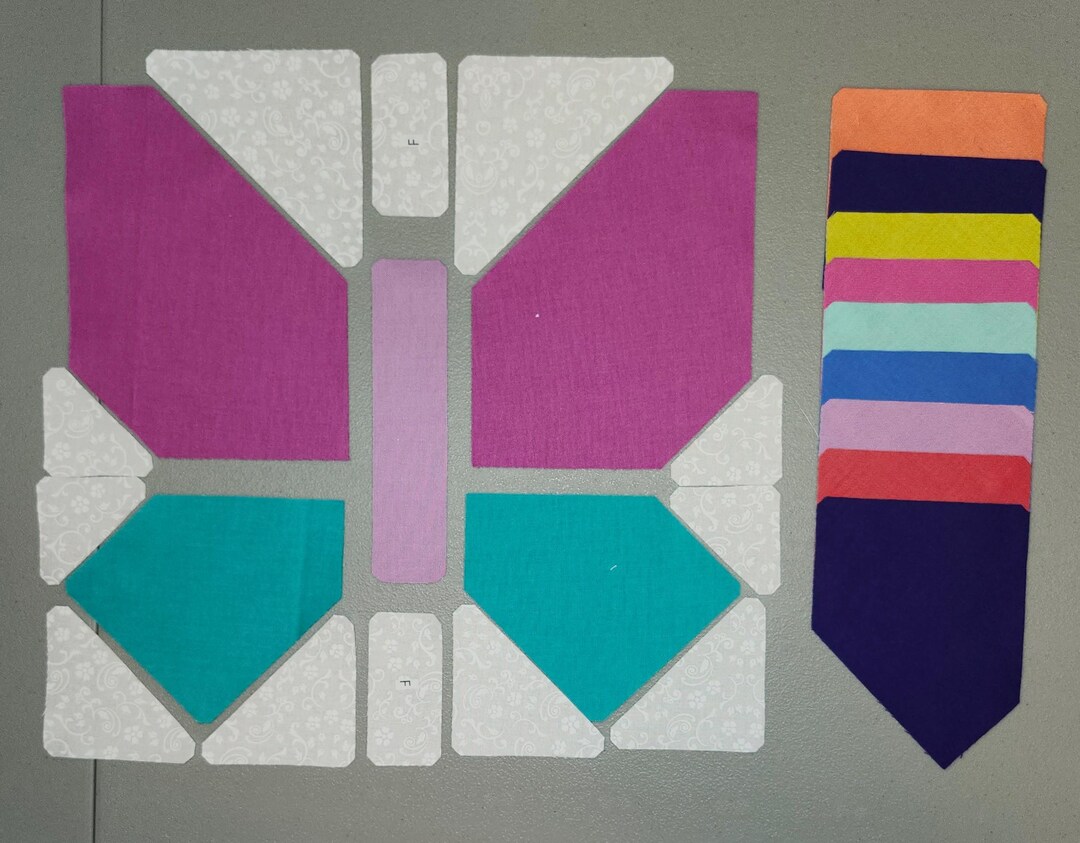 Pattern Blocks Making Butterfly 9-beautiful Butterfly Blocks 9