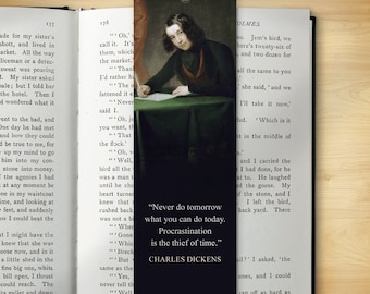 Classic Bookmark - Charles Dickens by Francis Alexander