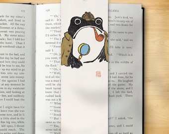Japanese Bookmark - Sherlock Ezen Frog