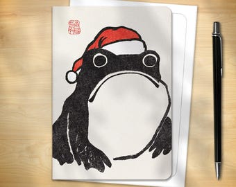 Christmas Greeting Card - Christmas Ezen Frog