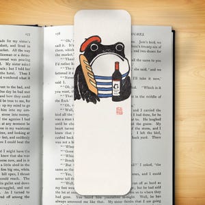 Japanese Bookmark - French Ezen Frog
