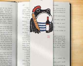 Japanese Bookmark - French Ezen Frog