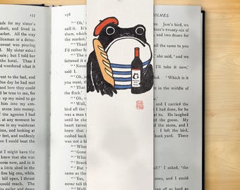 Japanese Bookmark - French Ezen Frog