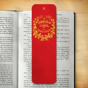Christmas Bookmark - Christmas Carol Front Cover (1843)