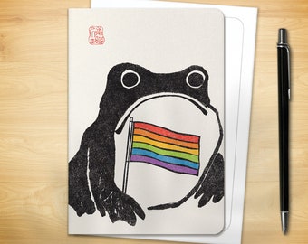 Greeting Card - LGBTQ+ LGBT Ezen Frog