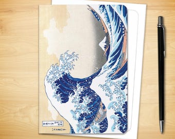 Japanese Greeting Card - Great Wave off Kanagawa