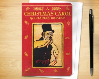 Christmas Greeting Card - A Christmas Carol Front Cover (1911)