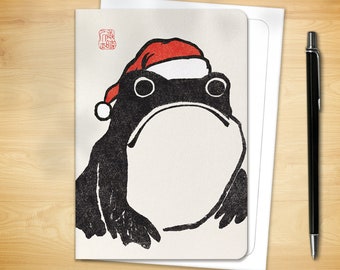 Christmas Greeting Card - Christmas Ezen Frog