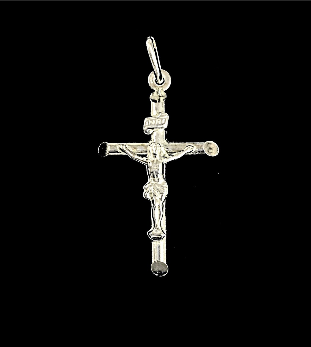 Jesus Christ 925 Silver 35mm Size Pendant Cross Crucifix - Etsy