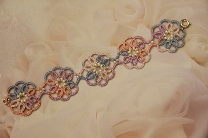 Set of 5 Tatting Lace Patterns Etsy