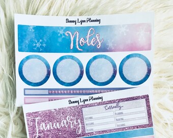 January Monthly Notes Kit - EC