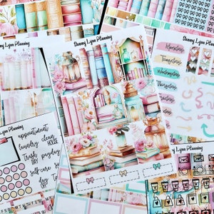 Cottagecore Books Weekly Sticker Kit/A La Carte