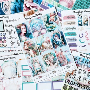 Mermaid Weekly Sticker Kit/A La Carte