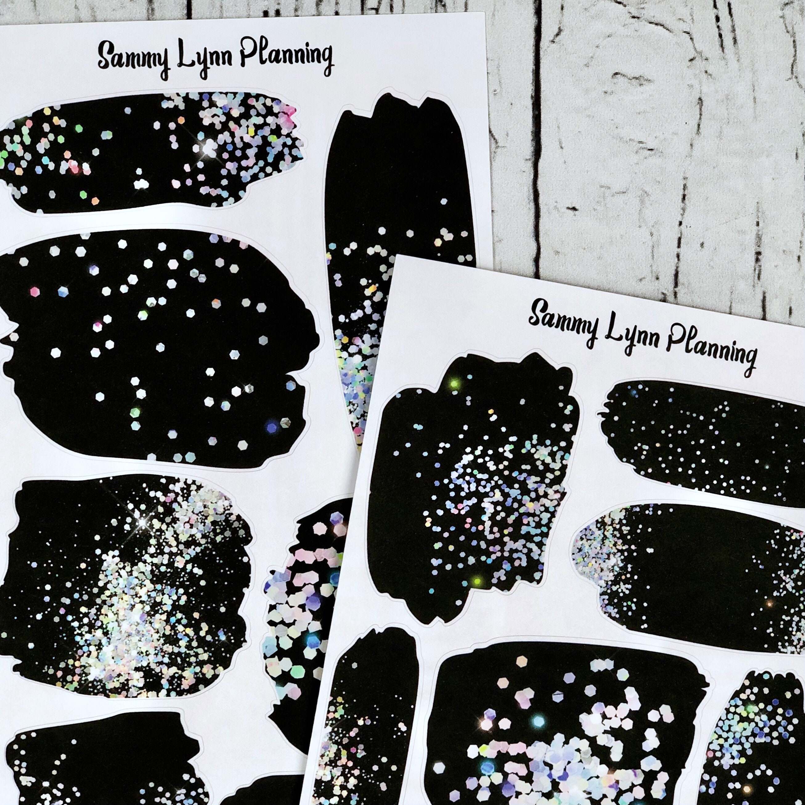 Twinkle Deco Sticker sparkling / Hologram Planner Stickers