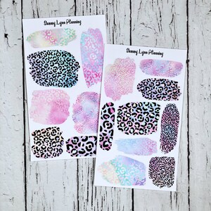Naklejki Pastel Leopard Wash