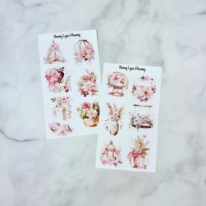 Boho Watercolor Deco Stickers