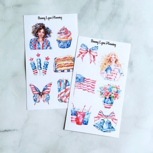 Independence Day Deco Stickers