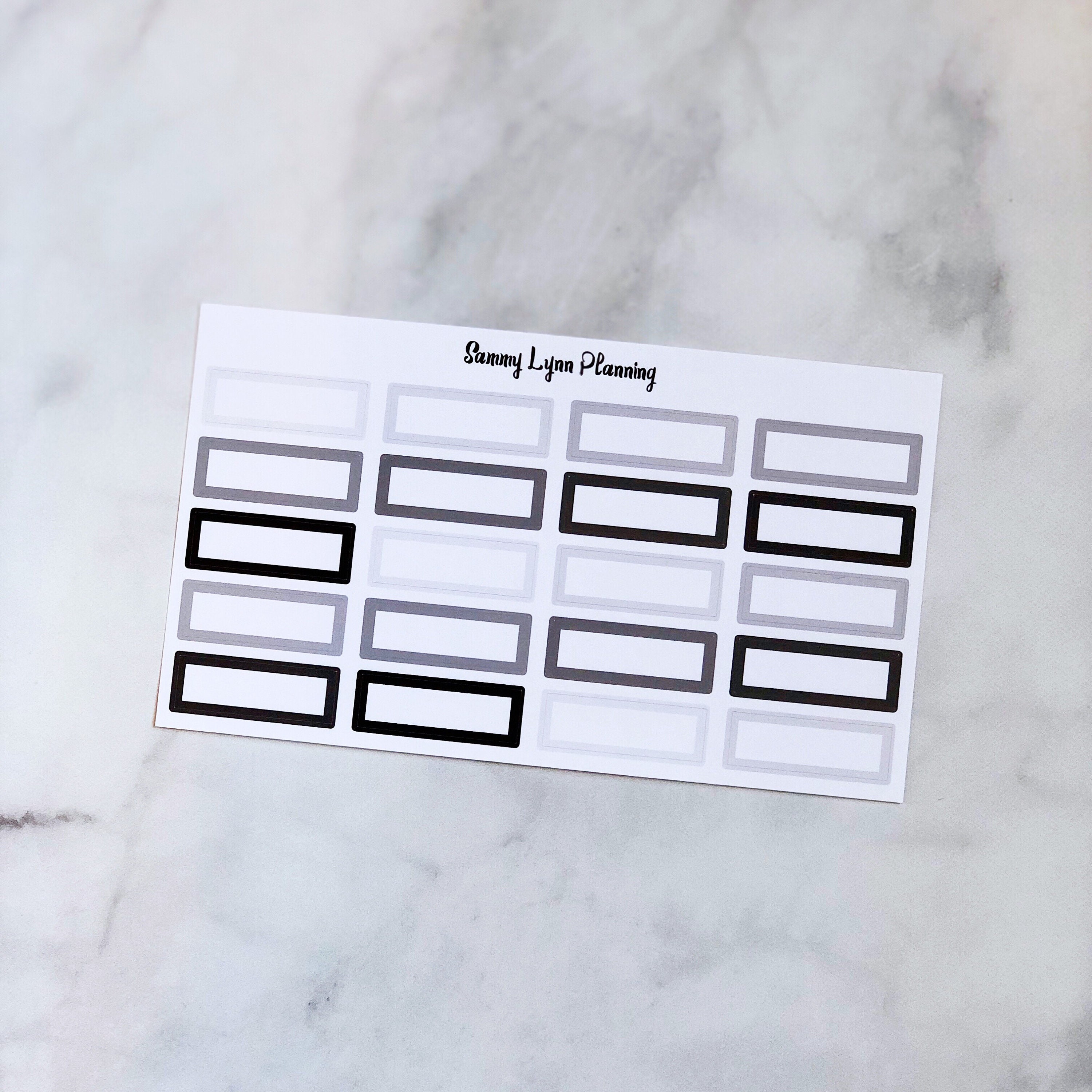 Quarter Box Planner Stickers - Etsy