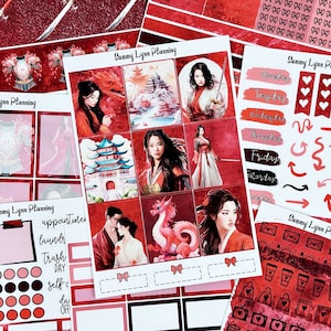 Mulan Weekly Sticker Kit/A La Carte