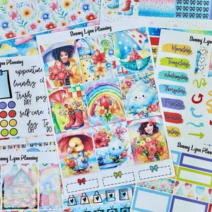 Rainy Days and Rainbows Sticker Kit/A La Carte