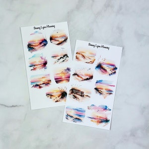 Beach Sunsets Deco Stickers