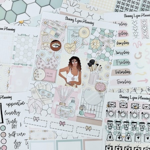 Daisy Spa Day Sticker Kit/A La Carte