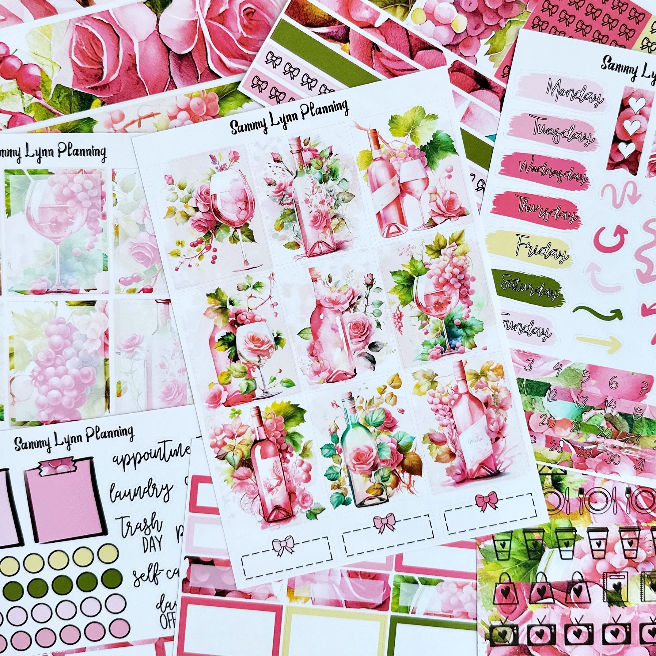 Pink Scrapbook Kit 