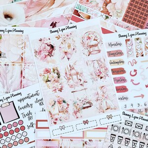 Boho Watercolor Weekly Sticker Kit/A La Carte