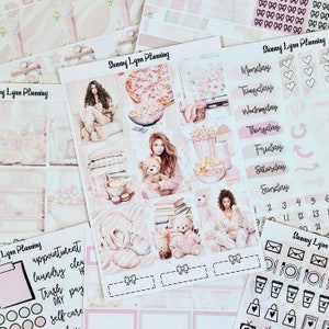 Cozy Movie Days Weekly Sticker Kit/A La Carte